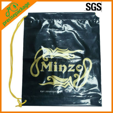 Impression de haute qualité personnalisé sac à cordon de couleur sac en plastique étanche sac à dos sac à dos de cordon